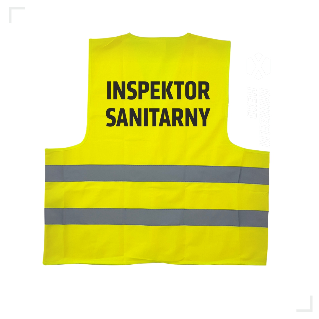 Kamizelki odblaskowe dla inspektorów sanitarnych