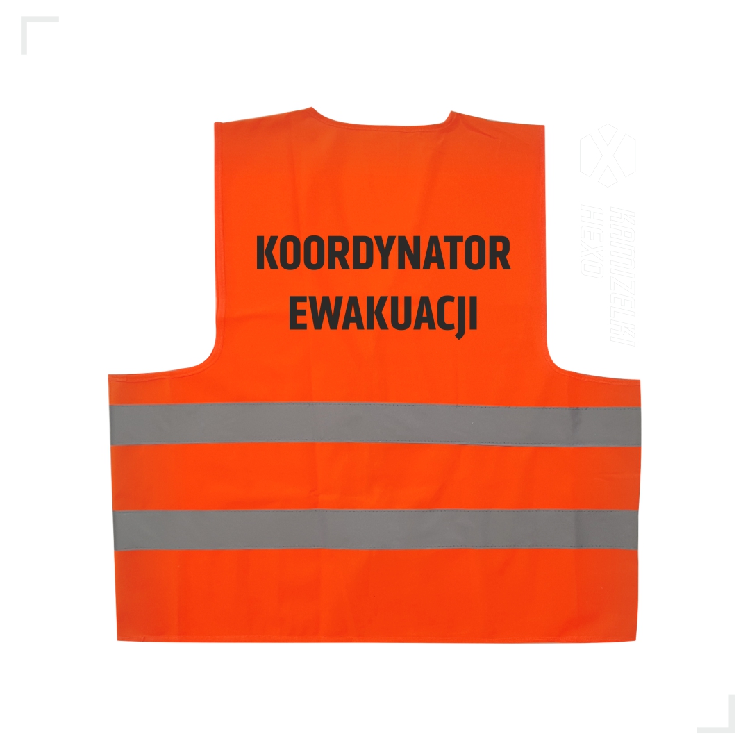 KOordynator ewakuacji - odzież z nadrukiem